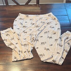 Kyte BABY jogger Bottoms Reindeer Print